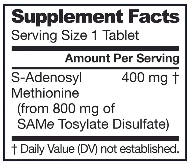 Jarrow Formulas SAMe 400 2