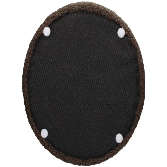 Πουφ Teddy Καφέ Polyester 43x43x43cm 3