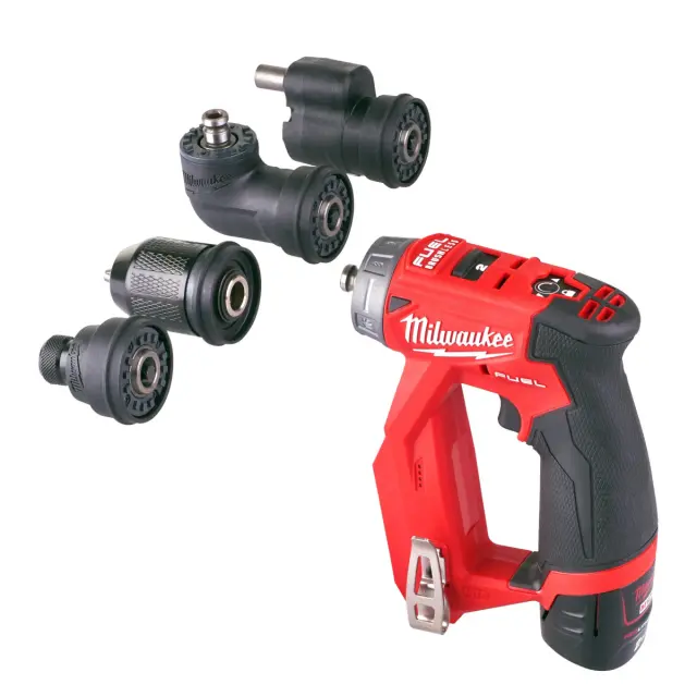 Milwaukee 4933464979 - Δραπανοκατσάβιδο Μπαταρίας Αποσπώμενων Τσοκ 12V Li-ion M12 FDDXKIT-202X με 2 Μπαταρίες 2Ah (2x 2Ah) + Φορτιστή + Βαλίτσα