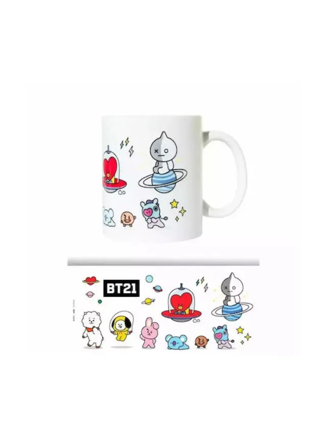 Grupo Erik® Κούπα με Χαρακτήρες BT21 - White