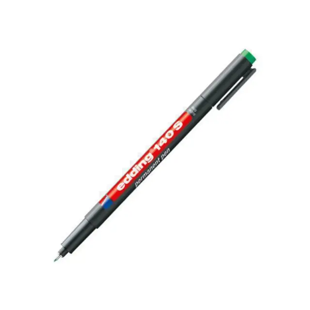 Edding 140S Μαρκαδόρος Ανεξίτηλος Διαφανειών Πράσινο 0,3mm