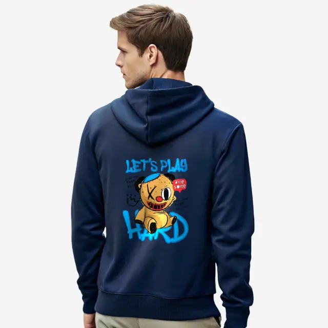 Φούτερ Noshame® Navy με τύπωμα - 3025072 - XXL