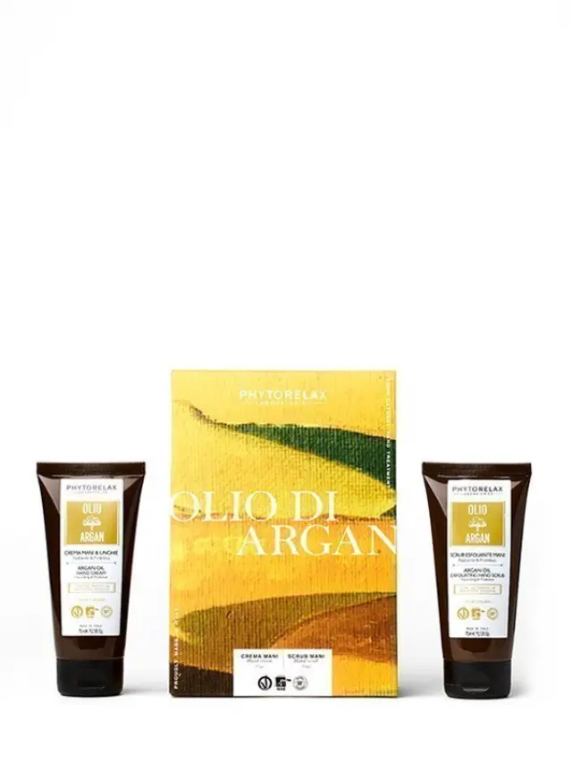 Phytorelax Σετ για την Περιποίηση των Χεριών με Έλαιο Argan - Κρέμα Χεριών, 75ml + Απολεπιστικό Scrub Χεριών, 75ml