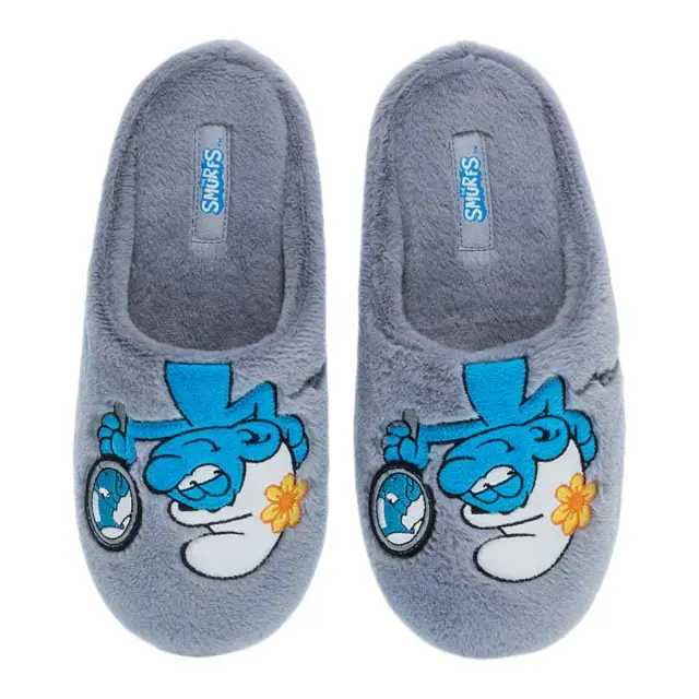 Parex Γυναικείες Παντόφλες Smurf, Χρώμα Γκρι