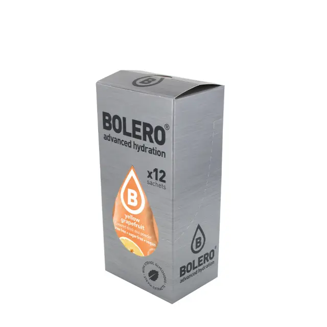 Bolero Classic Drink Mix Yellow Grapefruit, 12 x 3 g