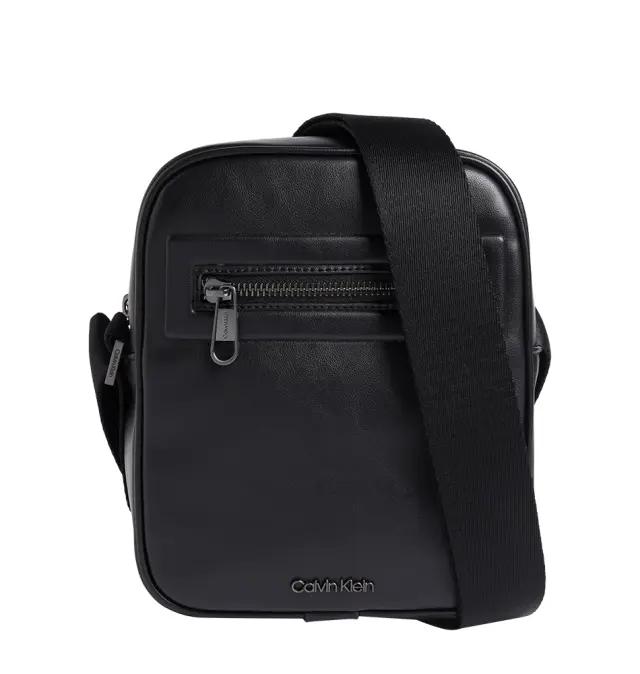 Calvin Klein - Ανδρική Τσάντα Ώμου / Χιαστί Ck Elevated Reporter S K50K511190-BAX Μαύρο