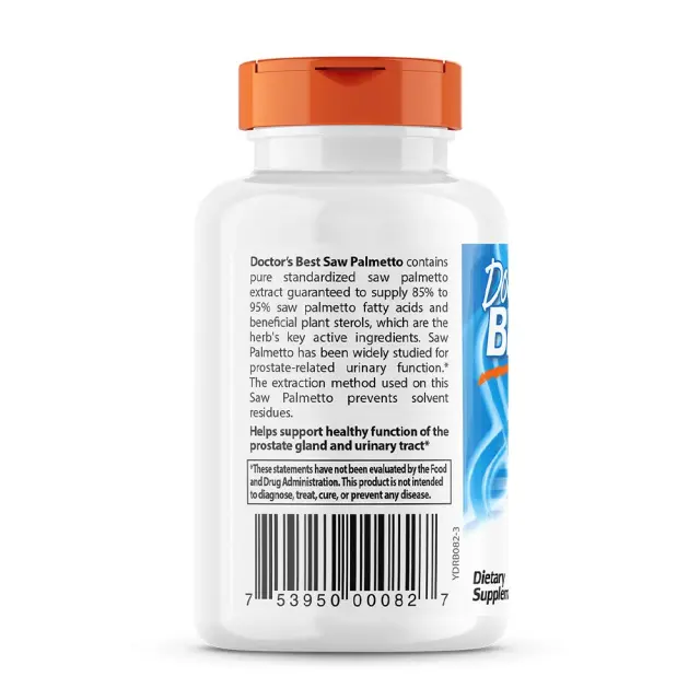 Doctor's Best Saw Palmetto Standardized Extract 320 mg 3