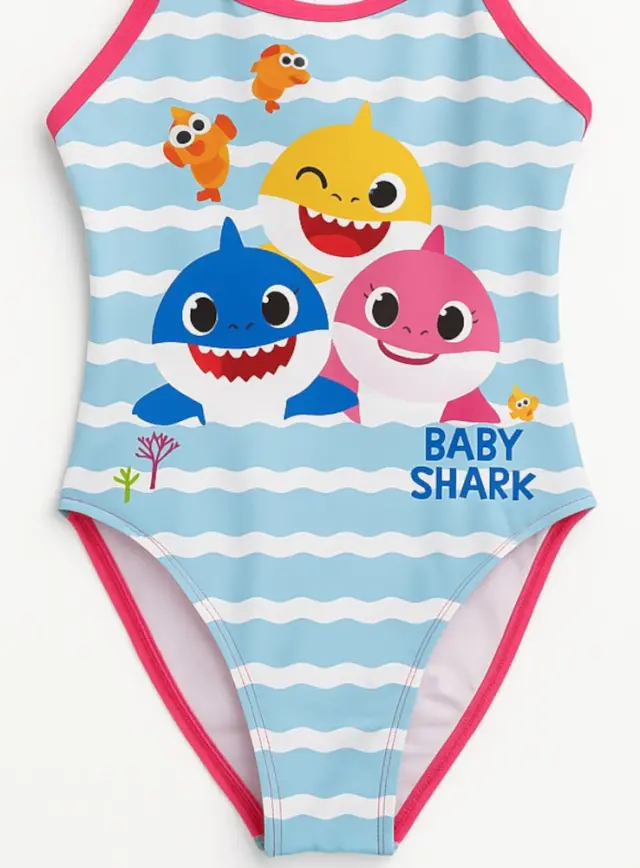 Ολόσωμο Μαγιό για Κορίτσι Baby Shark 8080164 - 4-5 Υ (104-110cm) 3