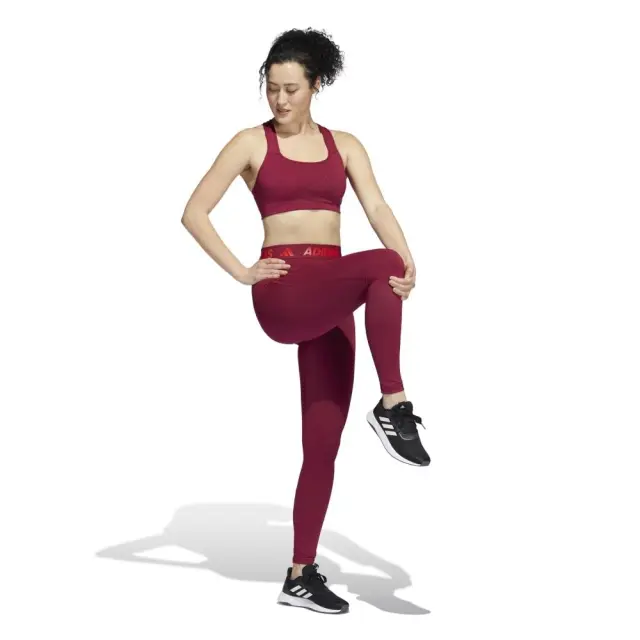 adidas Techfit 3Bar Long Tight (HD1986-Crimson) - Βυσσινί - L 3