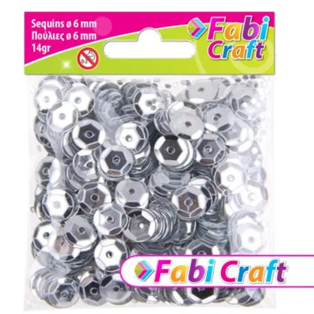 Πούλιες Fabi 6mm 14gr Ασημί
