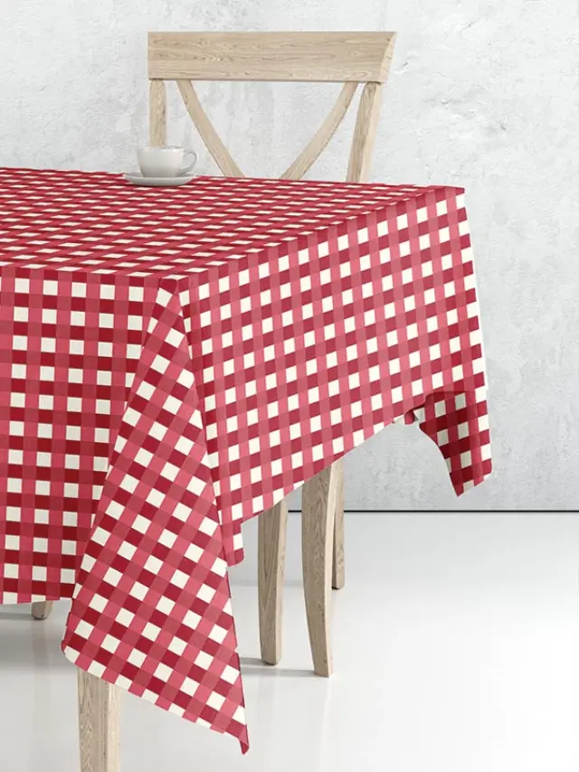 Τραπεζομάντηλο 2024 Red 140x140 Sunshine 2