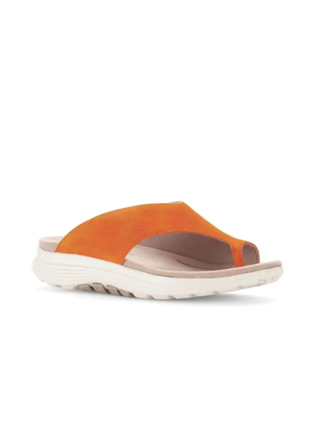 Gabor Παντόφλες Γυναικείο δέρμα Nubuck Πορτοκαλί GAB/46812 32-MANDARINE - 37 2