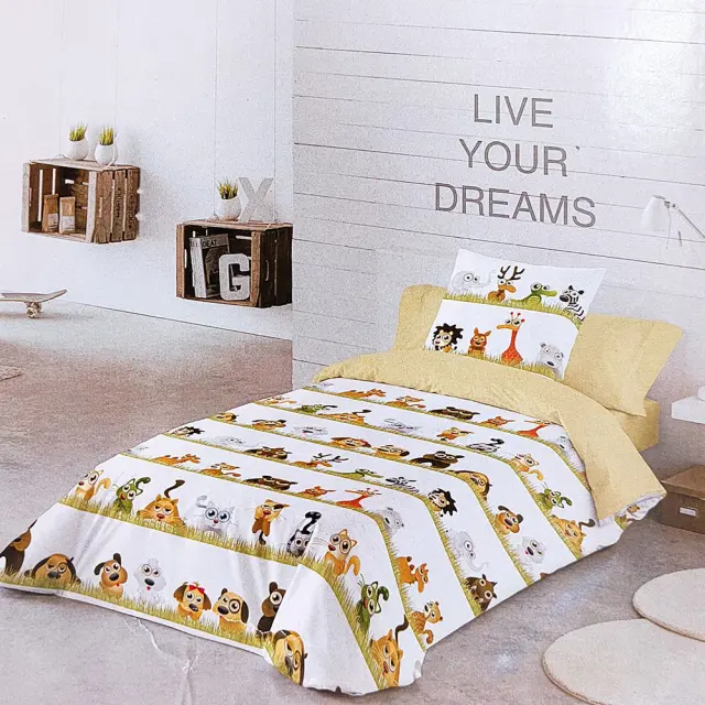 Σεντόνια σετ 3 τμχ Μονά 170x170cm Vesta Home 2174