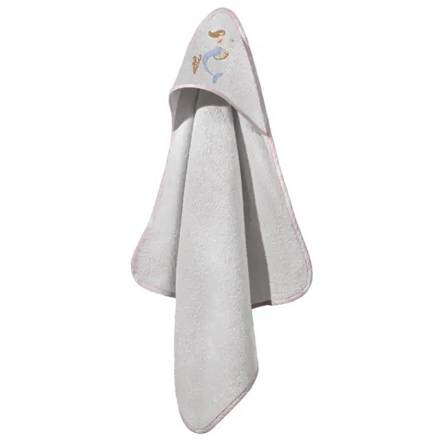 Βρεφική Κάπα Guy Laroche Bebe Merida Pink-Silver 75x75