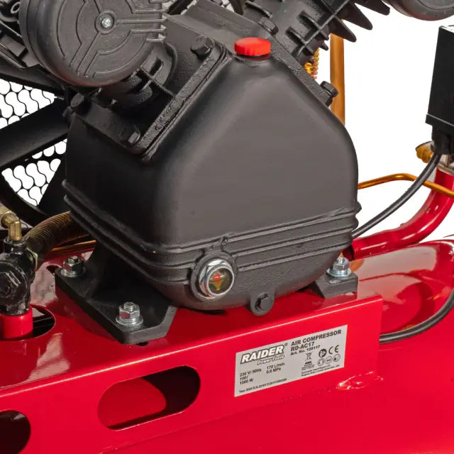 RAIDER Αεροσυμπιεστής 100L RD-AC17 1.5kW 3