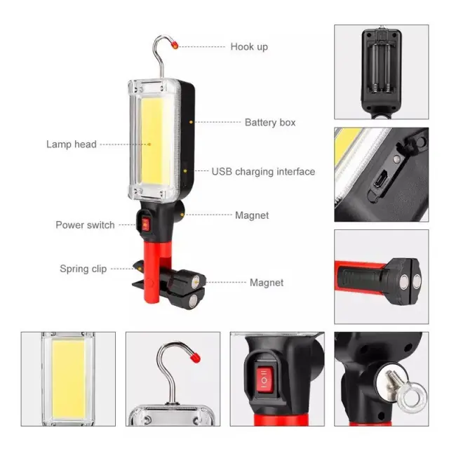 Επαναφορτιζόμενος Φακός Εργασίας 20W - 700 Lumen - Heave-Duty Worklight 0102144 2