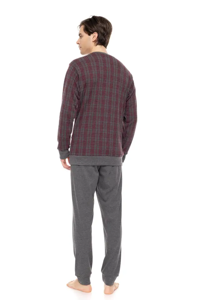 W-M707 - Type - PYJAMA JACQUARD BORDO PLAID - L 3