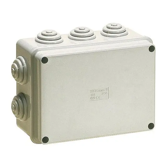 Κουτί Εξωτερικό Στεγανό Β.Μ IP65 Γκρι 190x145x72mm EUROLAMP 151-31523