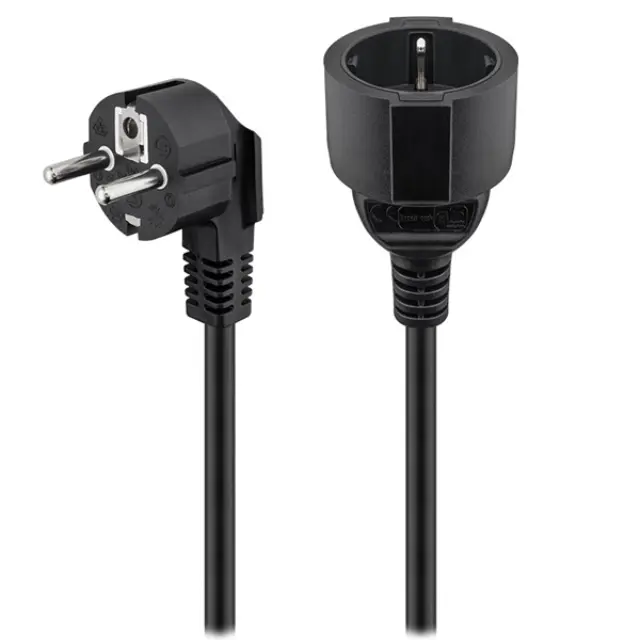 Καλώδιο Επέκτασης Ρεύματος Schuko Goobay 93094 Black 5m