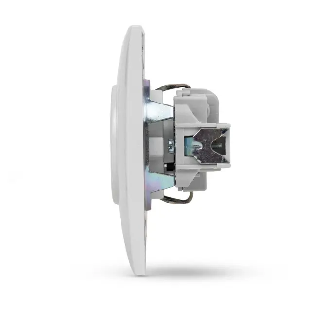 Entac Arnold Recessed wall socket earthed White 15.005.0111 3