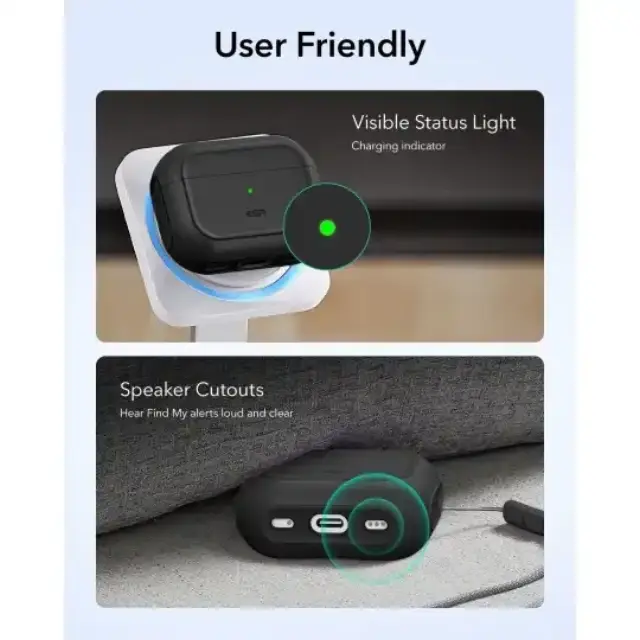 Esr Orbit Halolock Magsafe Apple Airpods Pro 3 Black 3