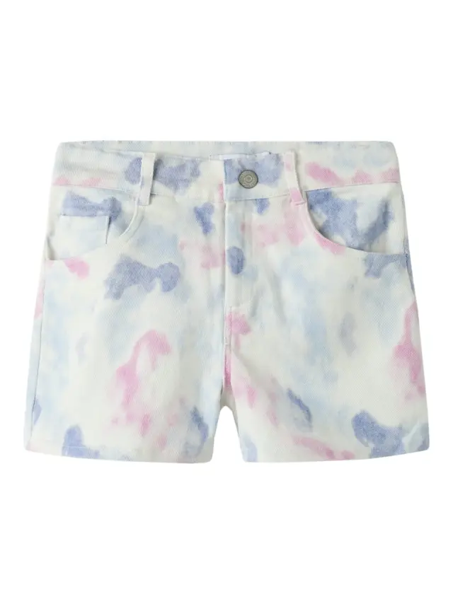 Name It Σορτς κοριτσίστικο υφαντό Λευκό NKFROSE HW MOM TWI SHORTS AOP 1110-HU F - 13252158