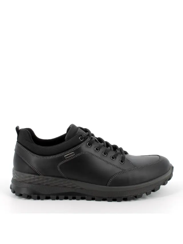 Imac Sneakers Ανδρικό δέρμα Μαύρο IMA/853078 NERO 2