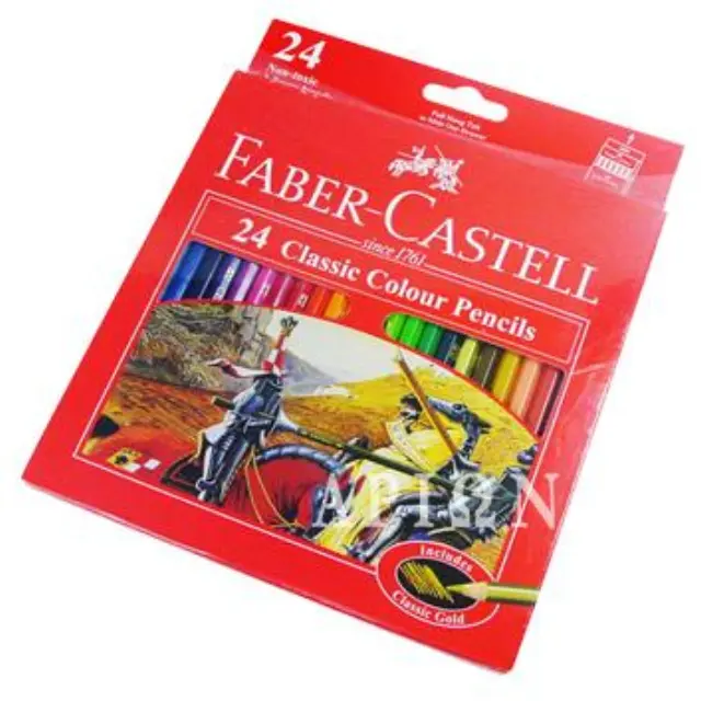 Ξυλομπογιές Faber-Castell 24 χρώματα