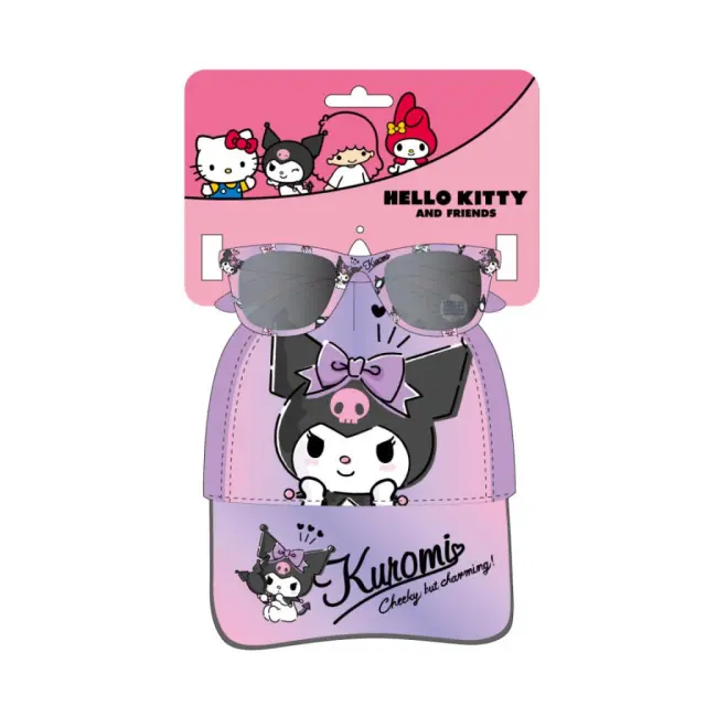 Σετ παιδικό καπέλο και γυαλιά ηλίου Hello Kitty Kuromi Cap and Sunglasses Set 2200010489 2