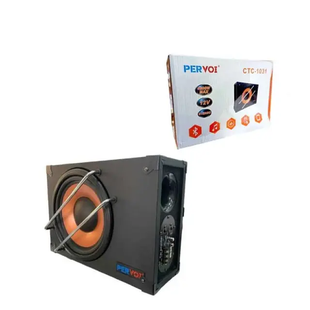Pervoi Αυτοενισχυόμενο Subwoofer Αυτοκινήτου 10″ 12V CTC-1031 – Active subwoofer z891045