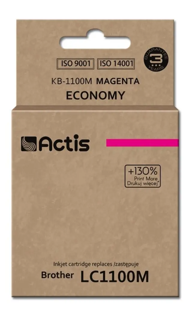 Actis KB-1100M Ink (replacement for Brother LC1100M -980M Standard 19 ml magenta)