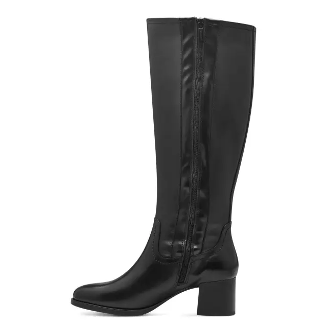 Γυναικείες Ανατομικές Δερμάτινες Μπότες Tamaris Comfort 8-85504-43 001 Μαύρο Μαύρο - 36 3