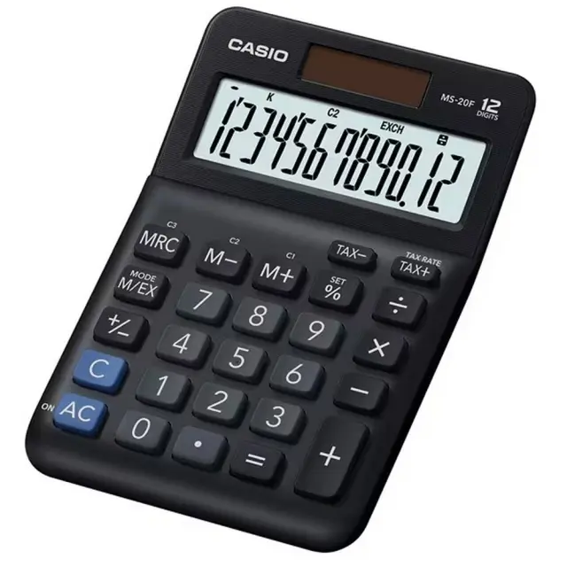 Αριθμομηχανή Γραφείου Casio MS-20F 12 ψηφίων