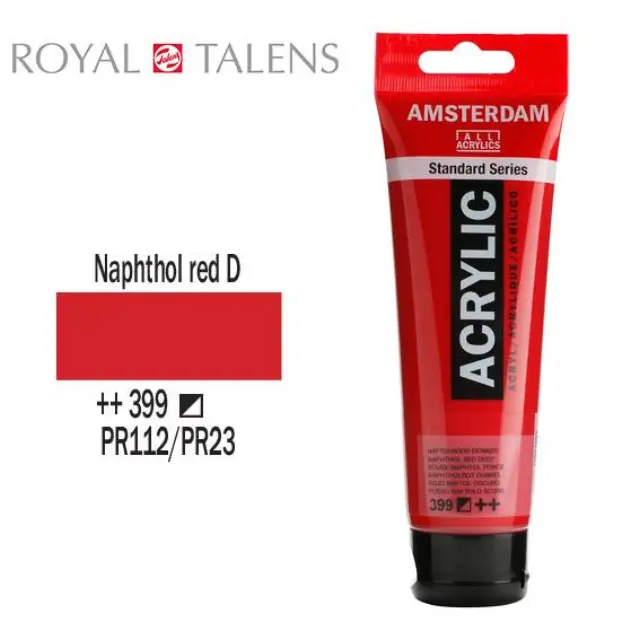Ακρυλικό Talens Amsterdam 120ml 399 Naph.Red Dp.
