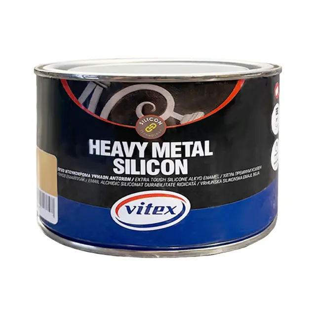 Βερνικόχρωμα Αντισκωριακό 375ml Vitex Heavy Metal Silicon Χρυσό Μεταλιζέ (Gold) 720