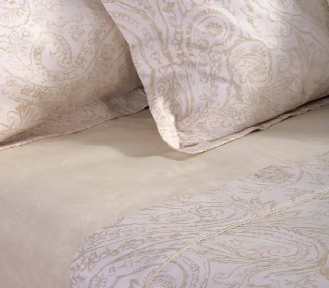 ΣΕΤ ΣΕΝΤΟΝΙΑ ΒΑΜΒΑΚΟΣΑΤΕΝ KING SIZE LILARD SPRING 270X280 NEF-NEF HOMEWARE ECRU 2