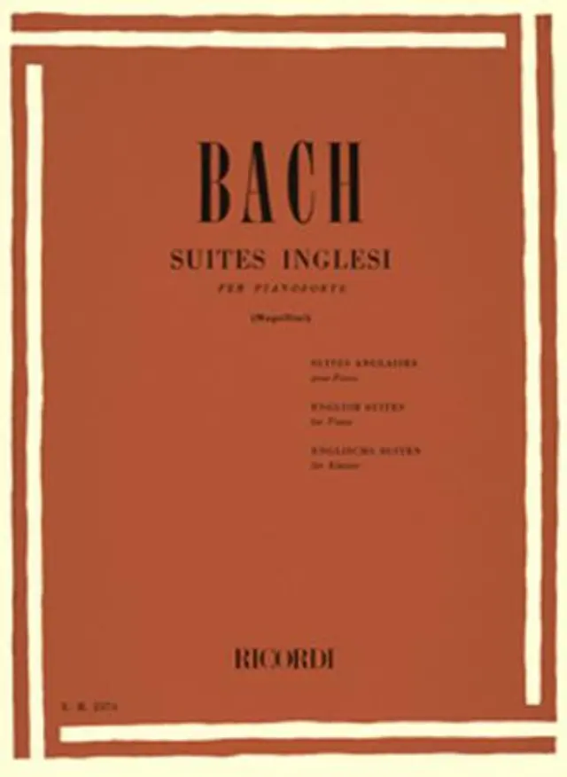 J.S.Bach - Suites Inglesi per pianoforte / Εκδόσεις Ricordi
