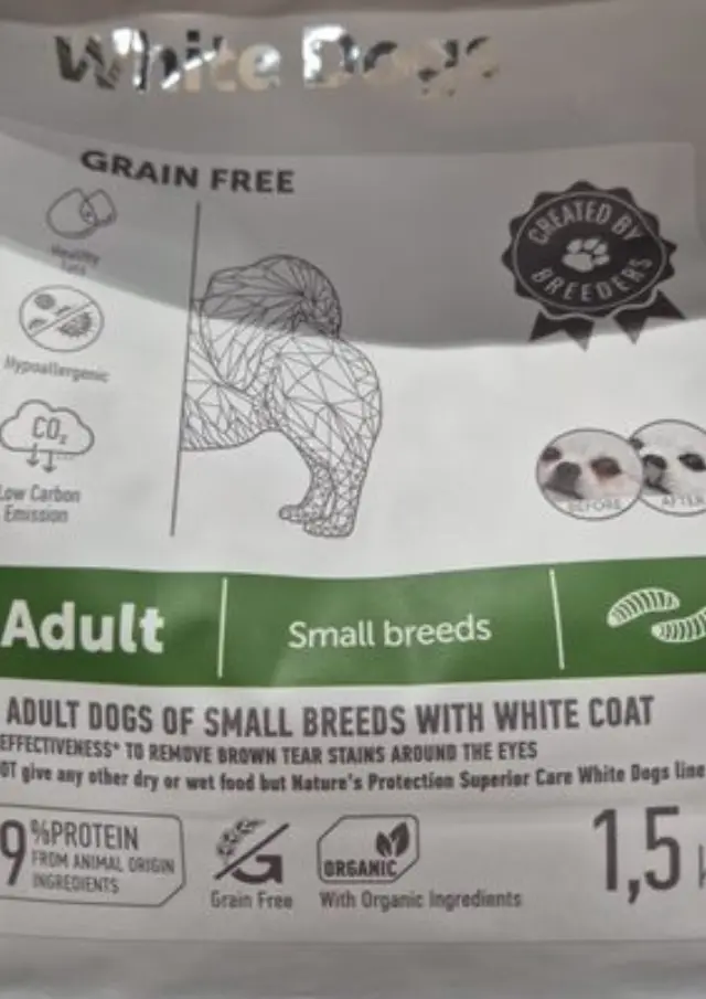 Nature’s Protection Superior Care White Dogs Grain Free Adult Small Insect με Πρωτεΐνη Εντόμων 1.5kg