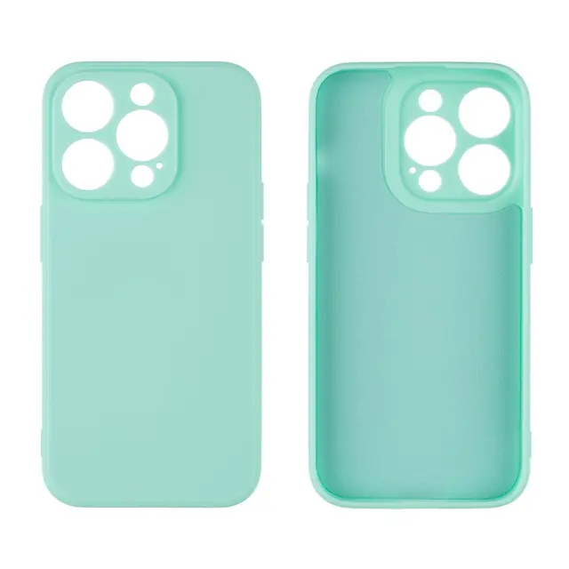 OBAL:ME Matte TPU Case for Apple iPhone 15 Pro Turquoise 2