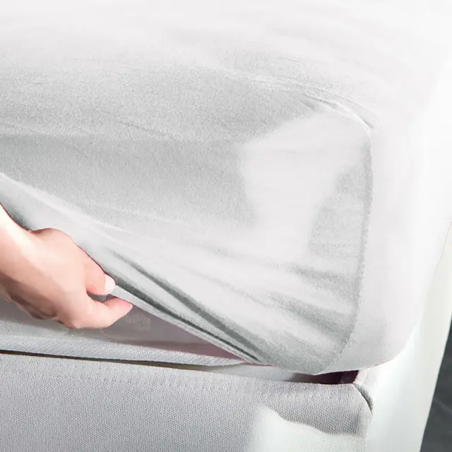 Σεντόνι Μακό Ημίδιπλο Με Λάστιχο La Luna Jersey White 120x200+30