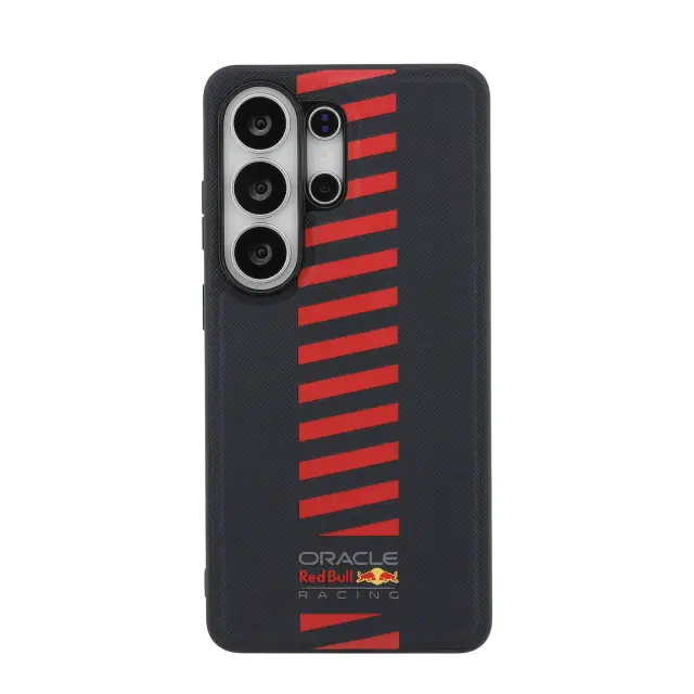 Red Bull PU Leather Meshed Powerbar Magnetic Case for Samsung Galaxy S26 Ultra Navy 3