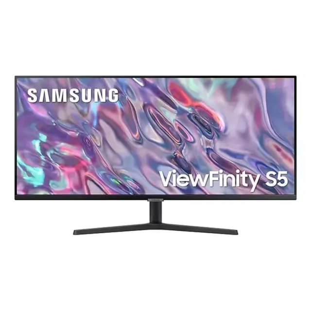 Samsung ViewFinity S5 S50GC Ultrawide VA HDR Monitor 34" QHD 3440x1440 με Χρόνο Απόκρισης 5ms GTG