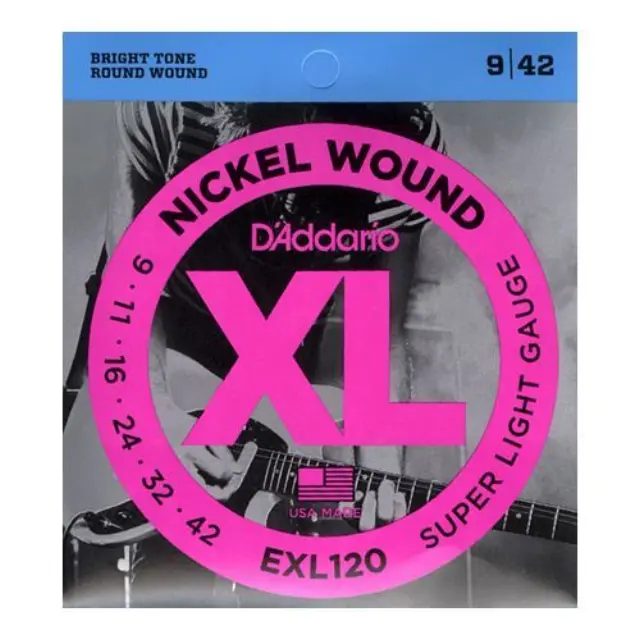 D'Addario EXL120 - electric guitar strings (9-42)