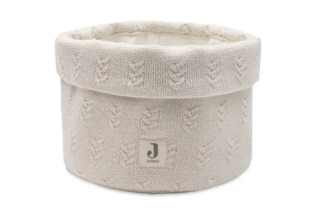 Πλεκτό Καλάθι Αποθήκευσης Grain Knit Sand – Jollein