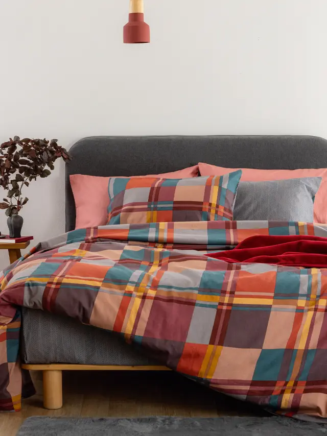 Palamaiki Σετ Σεντόνια Υπέρδιπλα Flannel Beauty 240x265 FB0251 Χωρίς Λάστιχο