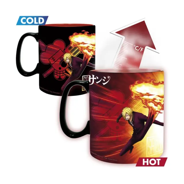 Abysse Κουπα One Piece - Mug Heat Change - 460Ml - Zoro + Sanji (ABYMUGA580) 2
