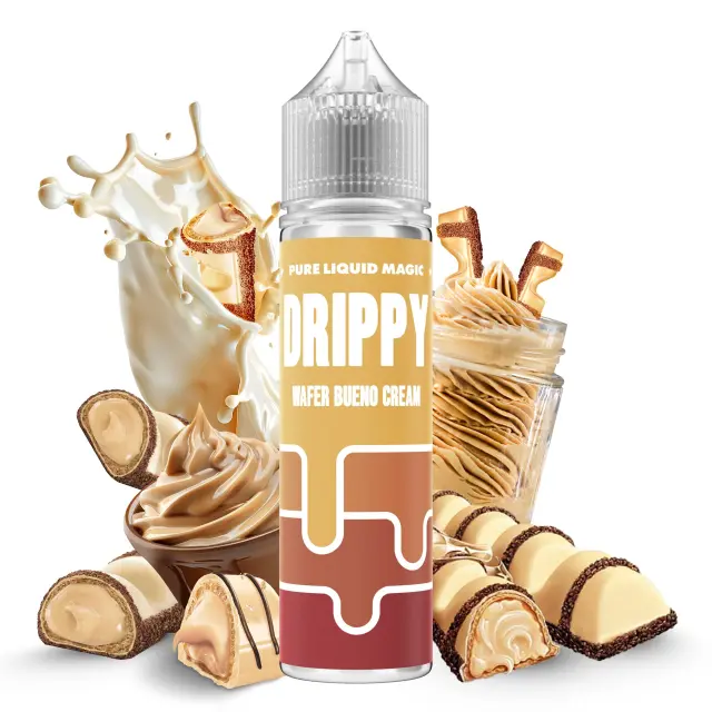 Wafer Bueno Cream 20ml (60ml) - Drippy Flavorshots
