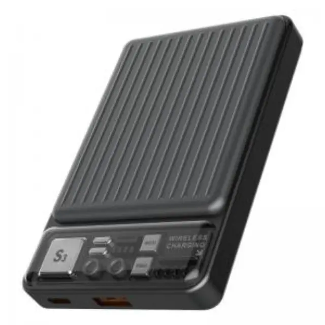 Φορτιστής Ανάγκης Devia S28 22.5W 10000mAh Magnetic Wireless Extreme Speed Σκούρο Γκρι N63437 2