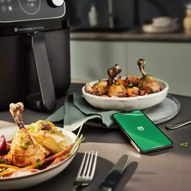 Philips HD9876 Series 7000 Air Fryer με Wi-Fi 8.3lt Μαύρο 2