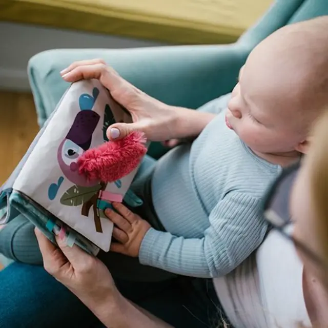 BabyOno: Αισθητηριακό Βιβλιαράκι Διπλής 'Οψης Safari 2